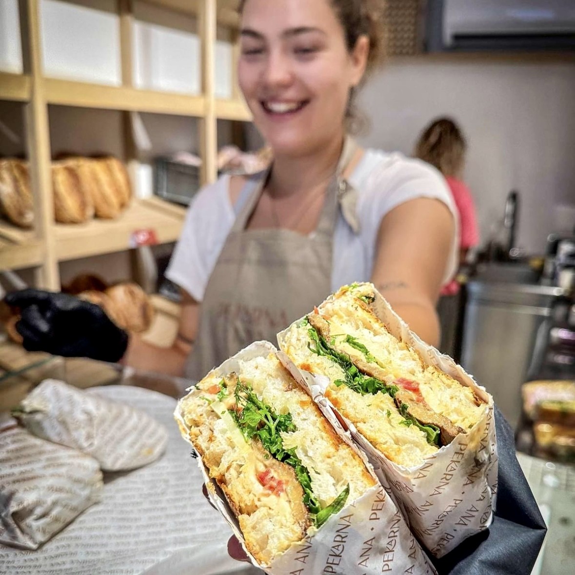 New at Pekarna Ana delicious sandwiches Hiša Franko